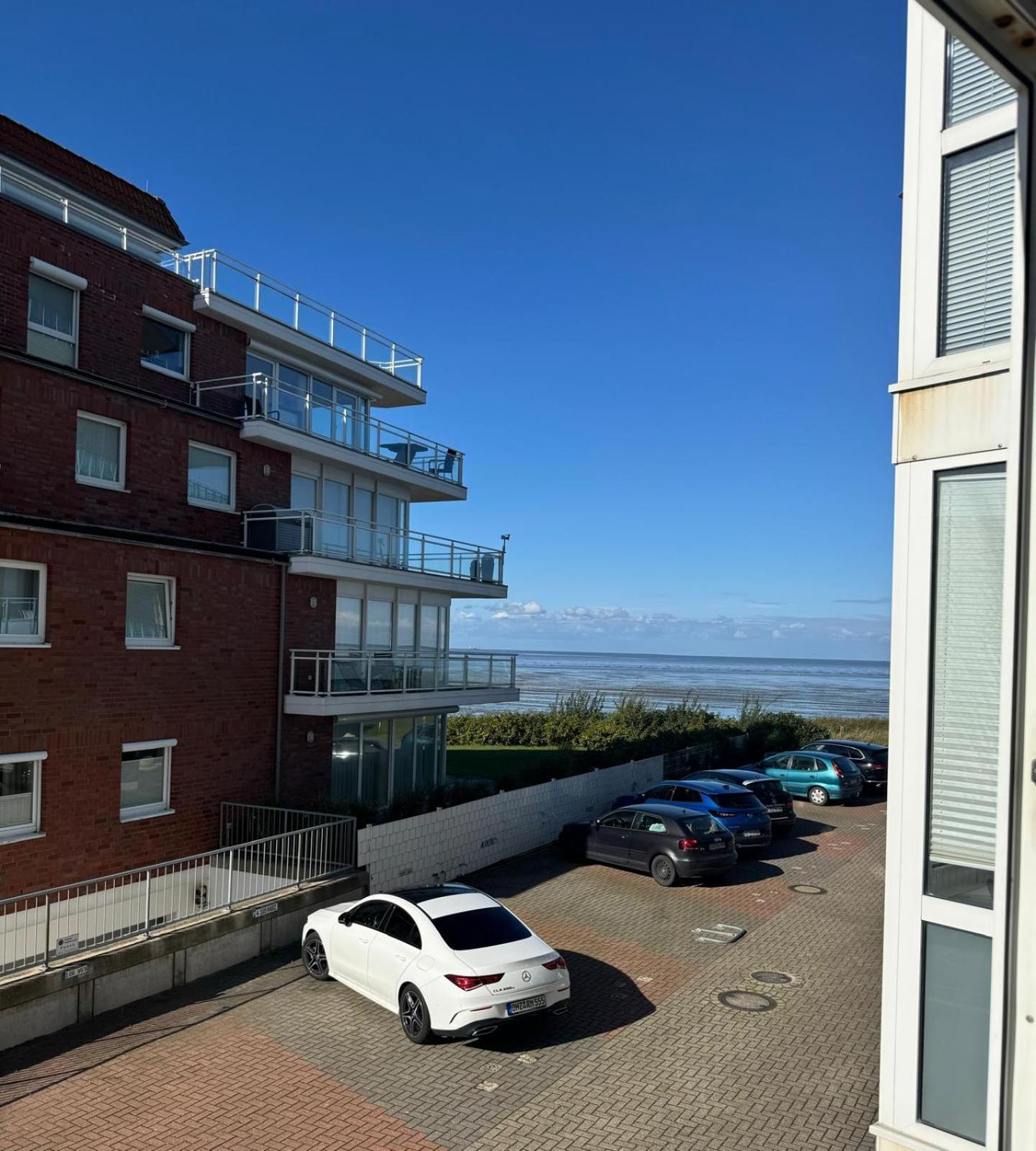 Strandjuwel In Der Seehuette Cuxhaven Duhnen- Exclusive Ferienwohnung Am Strand Mit Meerblick Eksteriør bilde
